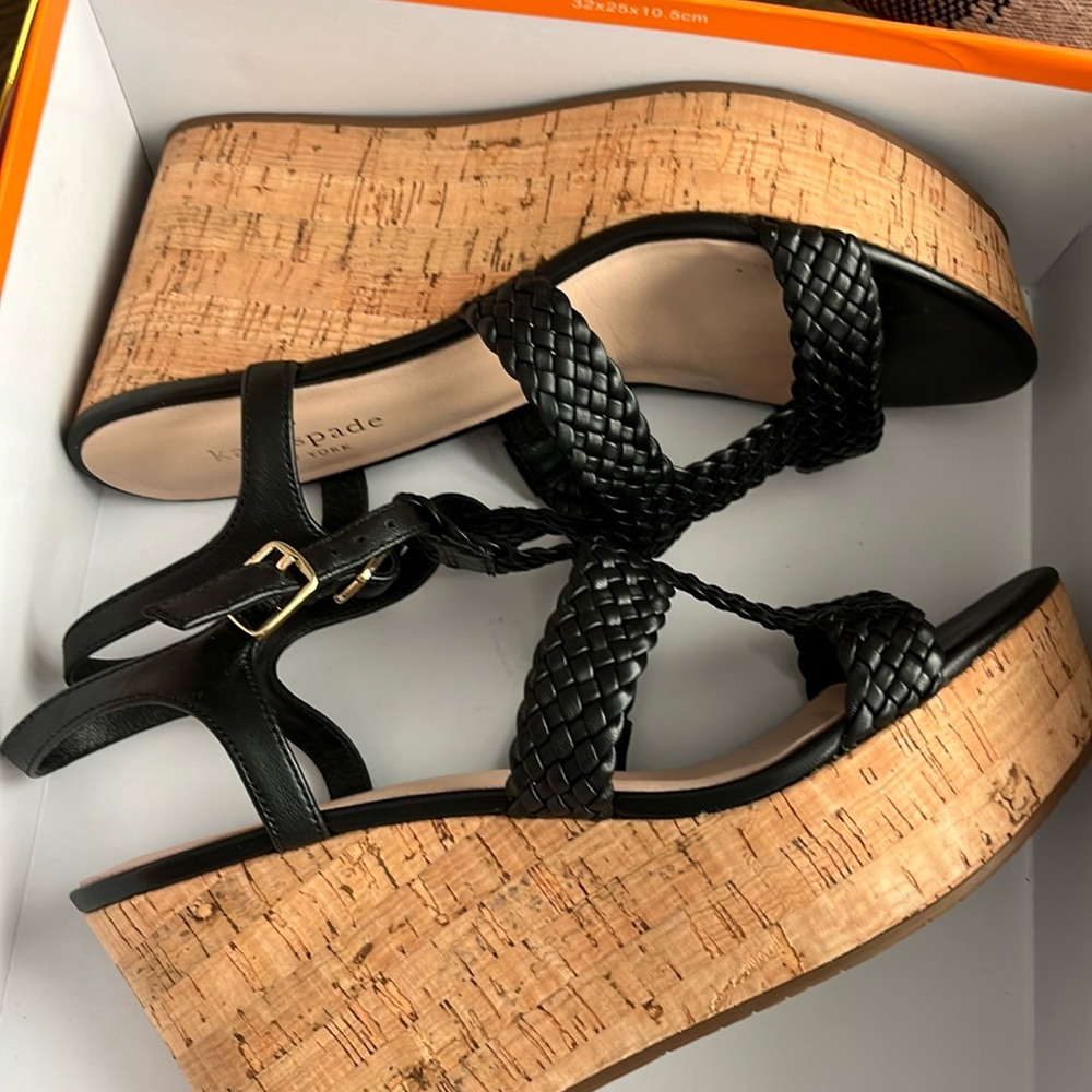 Kate Spade, New York sandal 7 1/2 black Tiana